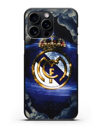 Чехол с картинкой Реал Мадрид силиконовый для iPhone 15 Pro Max