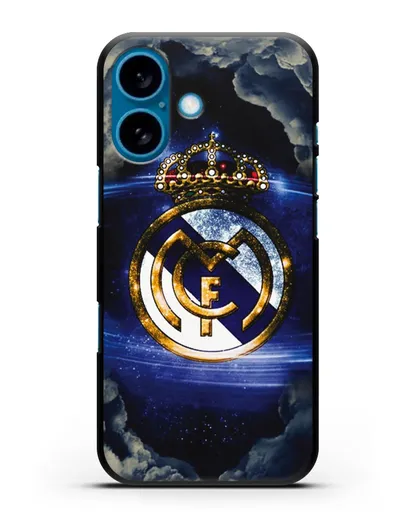 Чехол с картинкой Реал Мадрид силиконовый для iPhone 16