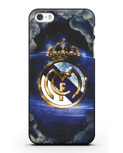 Чехол с картинкой Реал Мадрид силиконовый для iPhone 5/5s/SE