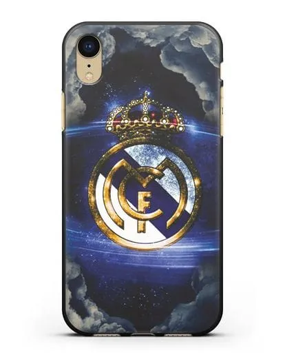 Чехол с картинкой Реал Мадрид силиконовый для iPhone XR