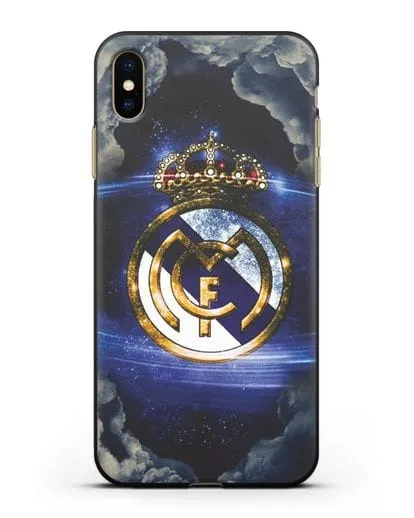 Чехол с картинкой Реал Мадрид силиконовый для iPhone XS Max