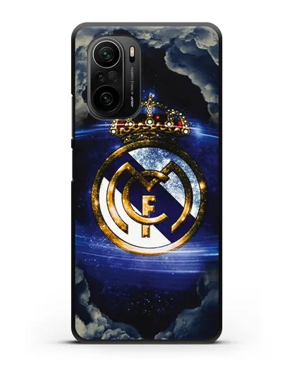 Чехол с картинкой Реал Мадрид силиконовый для Xiaomi Poco F3 Pro