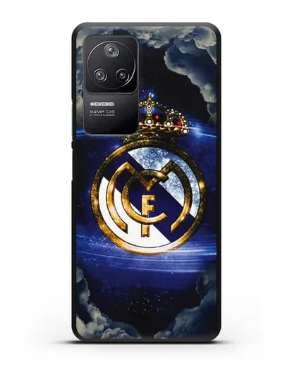 Чехол с картинкой Реал Мадрид силиконовый для Xiaomi Poco F4