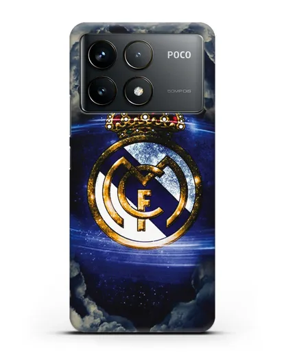 Чехол с картинкой Реал Мадрид силиконовый для Xiaomi Poco F6 Pro