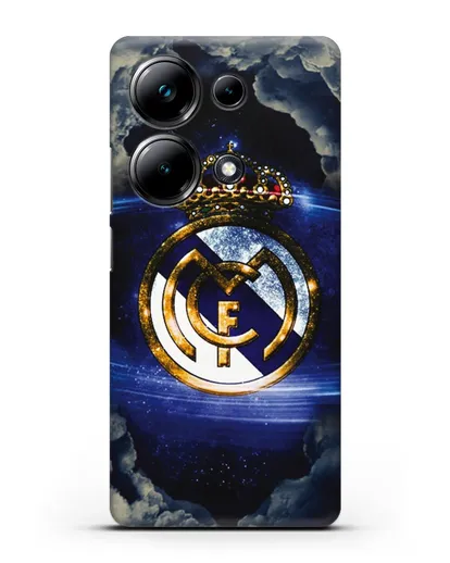 Чехол с картинкой Реал Мадрид силиконовый для Xiaomi Poco M6 Pro