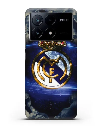 Чехол с картинкой Реал Мадрид силиконовый для Xiaomi Poco X6 Pro