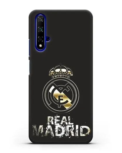Чехол с логотипом и надписью Real Madrid силиконовый для Honor 20