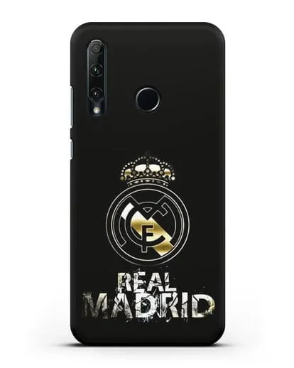 Чехол с логотипом и надписью Real Madrid силиконовый для Honor 20e