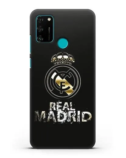 Чехол с логотипом и надписью Real Madrid силиконовый для Honor 9A