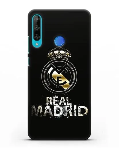 Чехол с логотипом и надписью Real Madrid силиконовый для Honor 9C