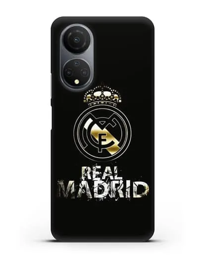 Чехол с логотипом и надписью Real Madrid силиконовый для Honor X7