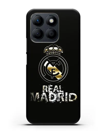 Чехол с логотипом и надписью Real Madrid силиконовый для Honor X8b