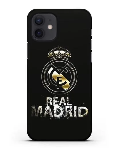Чехол с логотипом и надписью Real Madrid силиконовый для iPhone 12