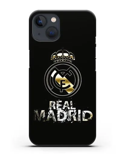 Чехол с логотипом и надписью Real Madrid силиконовый для iPhone 13