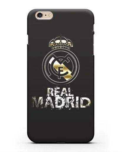 Чехол с логотипом и надписью Real Madrid силиконовый для iPhone 6s Plus