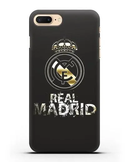 Чехол с логотипом и надписью Real Madrid силиконовый для iPhone 7 Plus