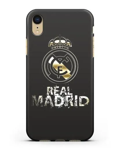 Чехол с логотипом и надписью Real Madrid силиконовый для iPhone XR