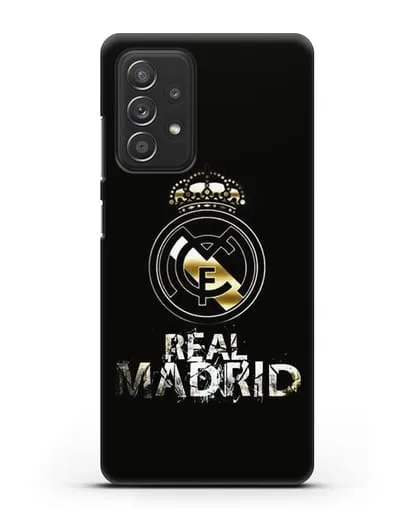 Чехол с логотипом и надписью Real Madrid силиконовый для Samsung Galaxy A53