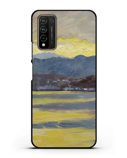 Чехол Настроение Фен. Цюрихское озеро (Амиет Куно) силиконовый для Honor 10X Lite