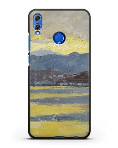 Чехол Настроение Фен. Цюрихское озеро (Амиет Куно) силиконовый для Honor 8X