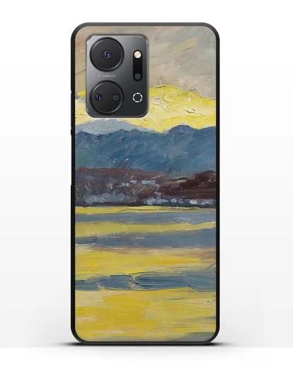 Чехол Настроение Фен. Цюрихское озеро (Амиет Куно) силиконовый для Honor X7a