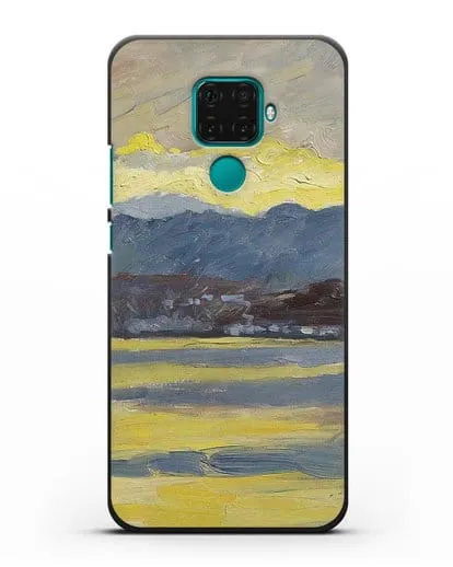 Чехол Настроение Фен. Цюрихское озеро (Амиет Куно) силиконовый для Huawei Mate 30 Lite