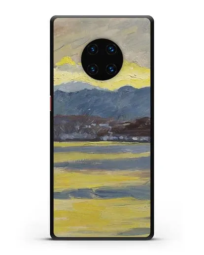 Чехол Настроение Фен. Цюрихское озеро (Амиет Куно) силиконовый для Huawei Mate 30 Pro