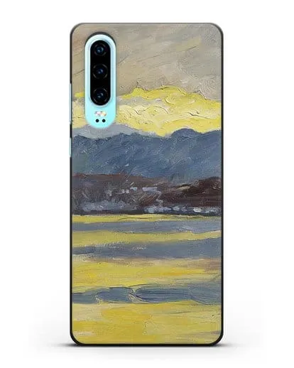 Чехол Настроение Фен. Цюрихское озеро (Амиет Куно) силиконовый для Huawei P30