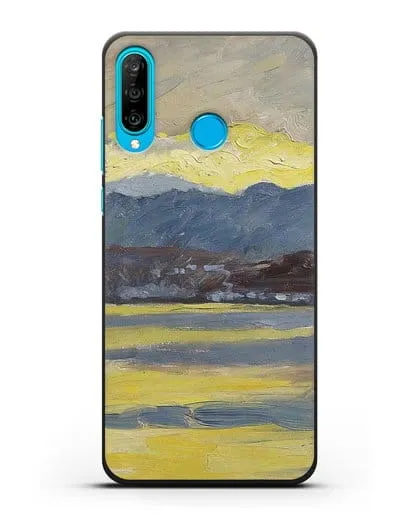 Чехол Настроение Фен. Цюрихское озеро (Амиет Куно) силиконовый для Huawei P30 Lite