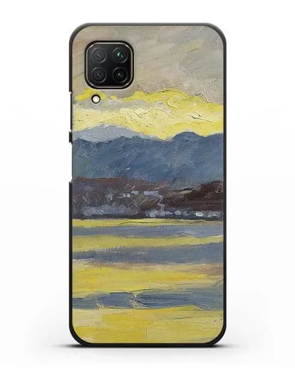 Чехол Настроение Фен. Цюрихское озеро (Амиет Куно) силиконовый для Huawei P40 lite