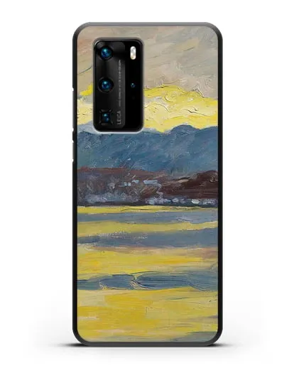 Чехол Настроение Фен. Цюрихское озеро (Амиет Куно) силиконовый для Huawei P40 Pro