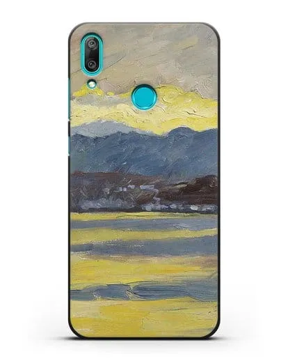 Чехол Настроение Фен. Цюрихское озеро (Амиет Куно) силиконовый для Huawei Y7 2019