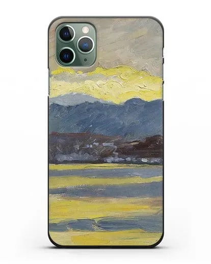 Чехол Настроение Фен. Цюрихское озеро (Амиет Куно) силиконовый для iPhone 11 Pro Max