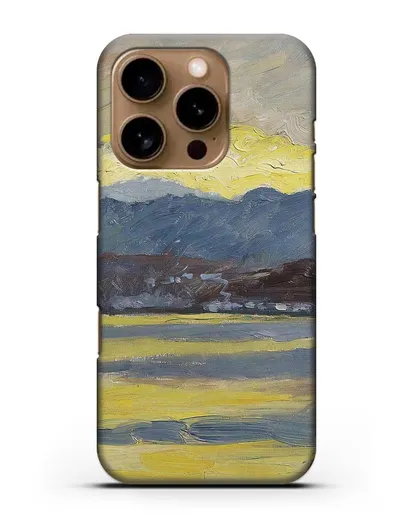 Чехол Настроение Фен. Цюрихское озеро (Амиет Куно) силиконовый для iPhone 16 Pro