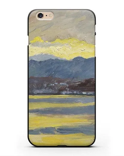 Чехол Настроение Фен. Цюрихское озеро (Амиет Куно) силиконовый для iPhone 6 Plus