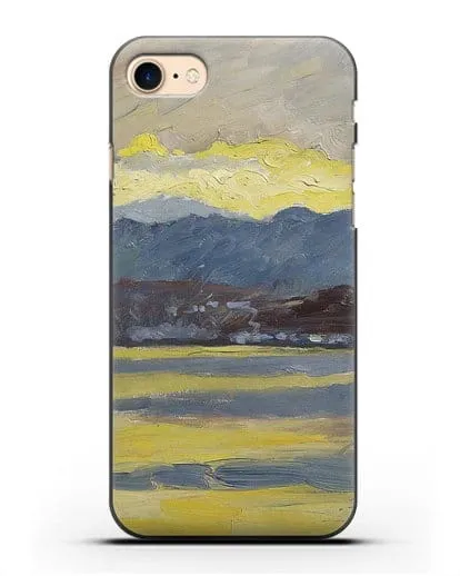 Чехол Настроение Фен. Цюрихское озеро (Амиет Куно) силиконовый для iPhone 8