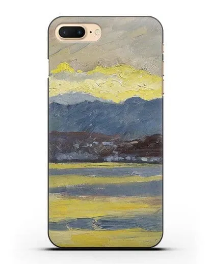 Чехол Настроение Фен. Цюрихское озеро (Амиет Куно) силиконовый для iPhone 7 Plus