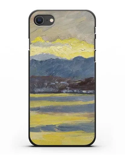 Чехол Настроение Фен. Цюрихское озеро (Амиет Куно) силиконовый для iPhone SE 2020