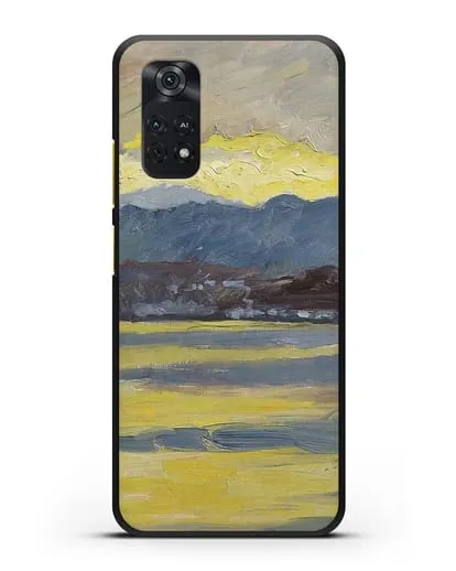 Чехол Настроение Фен. Цюрихское озеро (Амиет Куно) силиконовый для Xiaomi Poco M4 Pro 4G