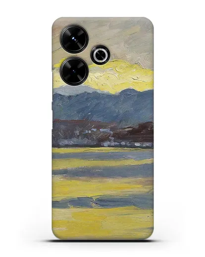 Чехол Настроение Фен. Цюрихское озеро (Амиет Куно) силиконовый для Xiaomi Poco M6