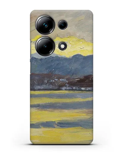 Чехол Настроение Фен. Цюрихское озеро (Амиет Куно) силиконовый для Xiaomi Poco M6 Pro