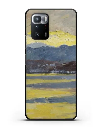 Чехол Настроение Фен. Цюрихское озеро (Амиет Куно) силиконовый для Xiaomi Poco X3 GT