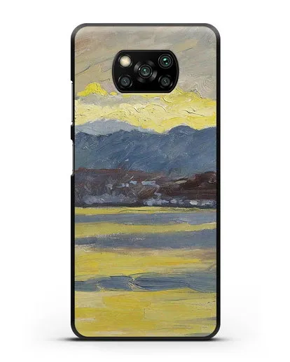 Чехол Настроение Фен. Цюрихское озеро (Амиет Куно) силиконовый для Xiaomi Poco X3 Pro