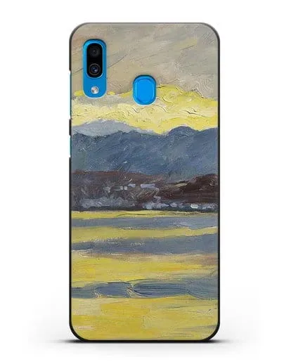 Чехол Настроение Фен. Цюрихское озеро (Амиет Куно) силиконовый для Samsung Galaxy A30 [SM-A305FN]