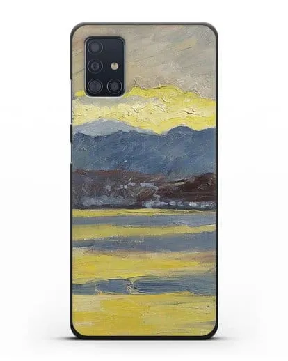 Чехол Настроение Фен. Цюрихское озеро (Амиет Куно) силиконовый для Samsung Galaxy A51 [SM-A515F]