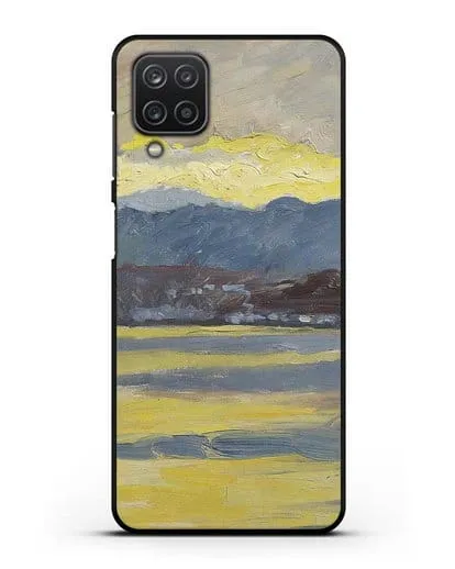 Чехол Настроение Фен. Цюрихское озеро (Амиет Куно) силиконовый для Samsung Galaxy A12 [SM-A125F]