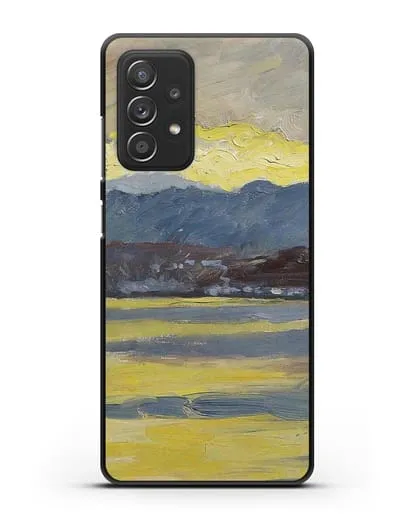 Чехол Настроение Фен. Цюрихское озеро (Амиет Куно) силиконовый для Samsung Galaxy A53