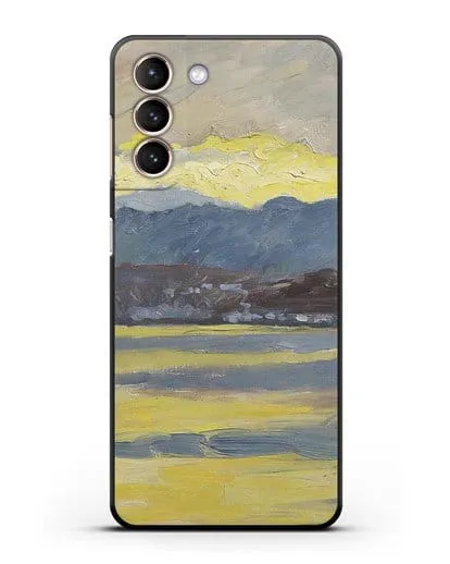 Чехол Настроение Фен. Цюрихское озеро (Амиет Куно) силиконовый для Samsung Galaxy S21 [SM-G991B]