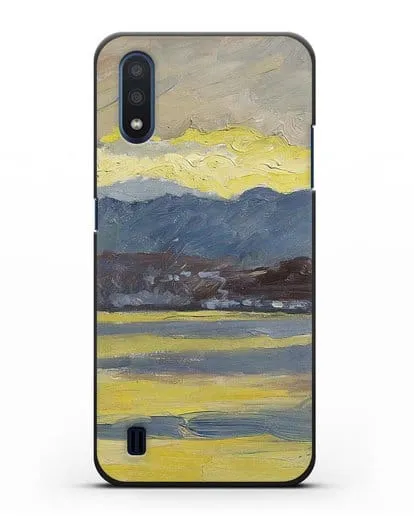 Чехол Настроение Фен. Цюрихское озеро (Амиет Куно) силиконовый для Samsung Galaxy M01 [SM-M015F]