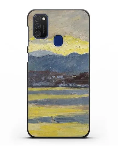 Чехол Настроение Фен. Цюрихское озеро (Амиет Куно) силиконовый для Samsung Galaxy M21 [SM-M215F]